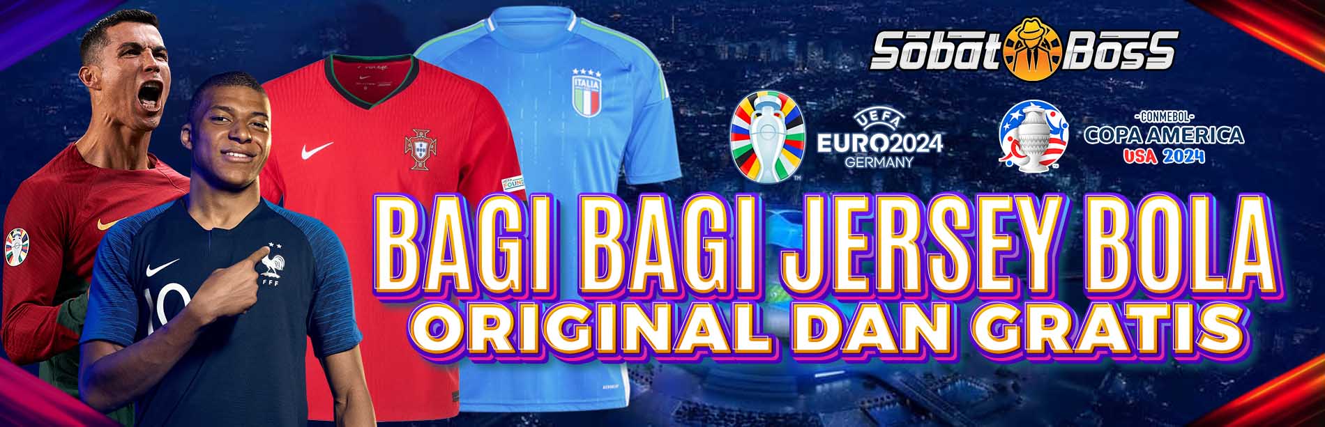 Bagi Bagi Jersey Bola ORI Gratis SOBATBOSS