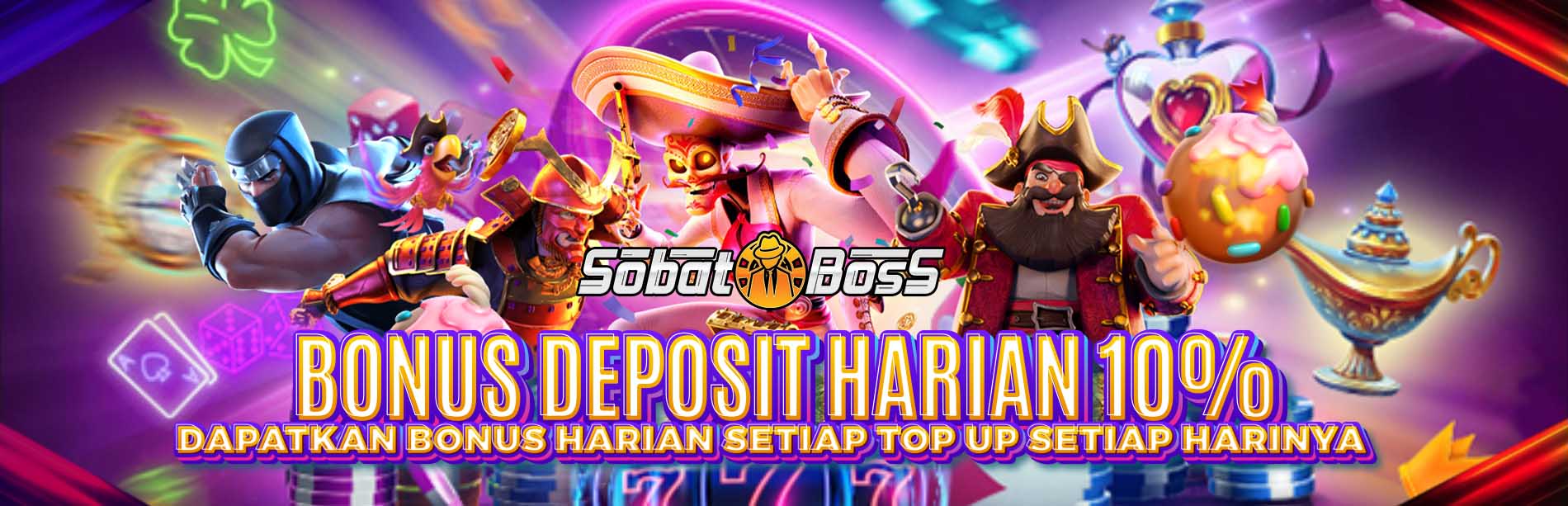 BONUS DEPOSIT HARIAN 10% SOBATBOSS